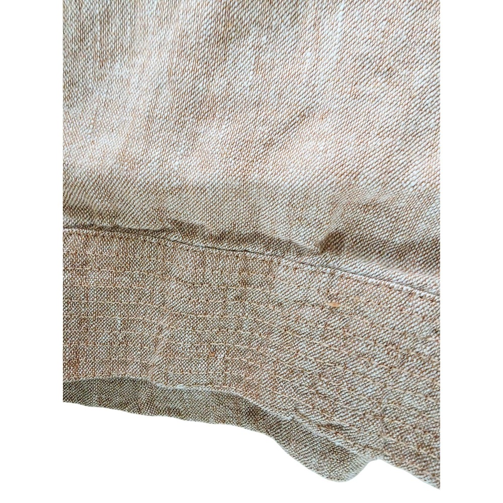 J. JILL Pure Jill Linen Cropped Pants Womens 3X Elastic Waist Casual Pockets - Picture 8 of 10